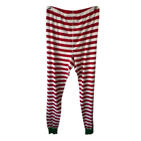 Hanna Andersson Red & White Stripe Pajama Pants Size Medium - Picture 6 of 6